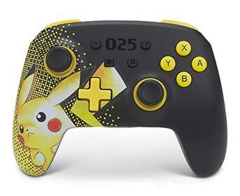 Gamepad Power A Switch Enhaced Wireless Controller Pikachu 025 Pokémon