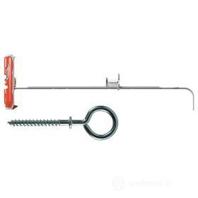 Tasselli cartongesso e lastre DUOTEC 10 O con occhiolo chiuso (25 Pz.)