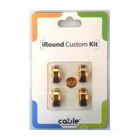 iRound Custom Kit - gold iPhone 5