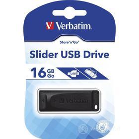 Chiavetta USB Verbatim Store'n'Go Slider 16 GB