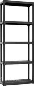 Art Plast T70/5/S Scaffale in plastica, Nero, 70x30x175,5 cm (AZ)