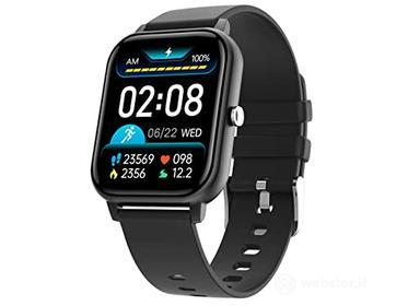 Trevi T-FIT 270 CALL Orologio Smart con Funzione Chiamata, Bluetooth, Grande Display e Cassa in Metallo, Controllo Salute e Stato di Benessere, Monitoraggio del Sonno, Resistente all'Acqua IP67, Nero (AZ)