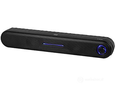 Trevi SB 8312 TV Mini Soundbar 2.0 30W con Bluetooth, USB, MicroSD, AUX-IN, Minimo Ingrombro, Spegnimento Automatico in Assenza di Segnale, Ideale per TV Piccoli e Medi (AZ)