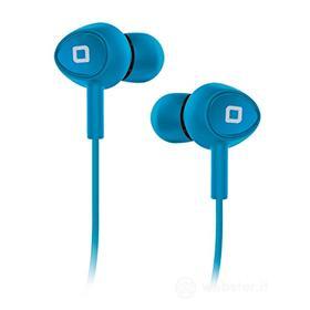 SBS Auricolari JUMPER in-ear a filo in confezione tubetto, per musica e chiamate, con microfono integrato e cavo jack universale 3,5mm per pc, smartphone Android, tablet, laptop, blu (AZ)