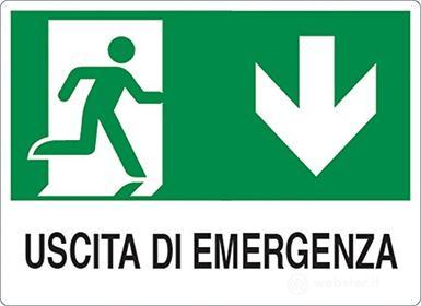 CART."USCITA EMERGEN.1"20X30AL (AZ)