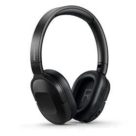 Philips Cuffie Bluetooth Over Ear con Microfono/Wireless, Cancellazione Attiva Rumore, 30 Ore di Riproduzione/Ideale per Smartphone/Auricolari Bluetooth Philips TAH6506BK/00 (AZ)