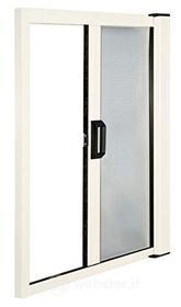 Irs ZO06116025016 Zanzariera Orizzontale, Bianco (AZ)