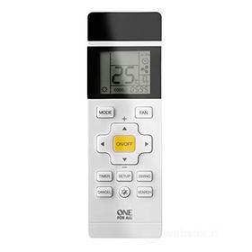 Telecomando Universale Condizionatore One For All? per Climatizzatori - Display LCD Retroilluminato - Funziona con Tutte le Marche - Urc1035, Nero (AZ)