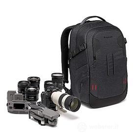 Manfrotto PRO Light Backloader M, Zaino per Fotocamere Mirrorless, Accesso Superiore e Posteriore, Doppio Attacco per Treppiede, Divisori Intercambiabili, Nero (AZ)