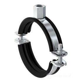 Collare con guarnizione anti-rumore FRS-L 120 - 129 con dado M8/M10 (5 Pz.)