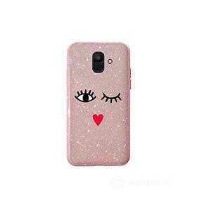 Cellulare - Custodia Glitter Shine Cover (Galaxy A6 2018) (AZ)