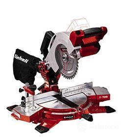 Einhell Troncatrice TE-MS 18/210 Li - Solo Power X-Change (Li-Ion, 18?V, 3000/min, piano girevole con regolazione dell'angolazione, lama di precisione in metallo duro, senza batteria e caricabatteria) (AZ)