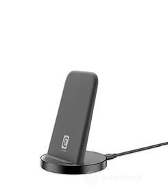 Cellularline | PODIUM | Caricabatterie Wireless 15W con Stand | Compatibile con Apple, Samsung e altri Smartphone Wireless (AZ)