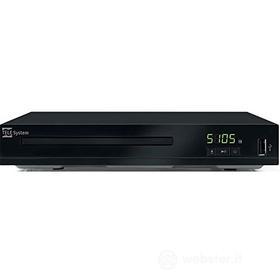 Telesystem TS5105 DVD Player e lettore multimediale via USB, Nero (AZ)