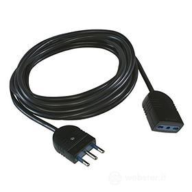 Prolunga lineare Mt 5 16A 2P+T nera (AZ)