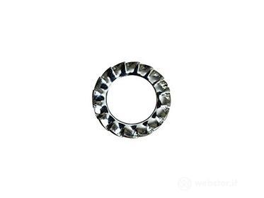 Sipa 9/854 Rondella Dentellata Esterna, DIN 6798, M 6, Set di 1000 Pezzi (AZ)