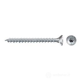 Viti truciolari PowerFast II FPF II CTF 3,0x12 BC 200 Filetto totale, Torx, Testa svasata piana, Zincatura bianca (200 Pz.)