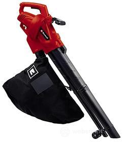 Einhell Aspiratore elettrico GC-EL 3024 E (aspirazione/soffiaggio, tubo asp. ? 75 mm, potenza asp. 650 m?/h, trinciatura, rapporto triturazione 10:1, vel. soffiagg. 240 km/h, sacco di raccolta 40 l) (AZ)