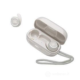 JBL Reflect Mini NC TWS Cuffie In-Ear True Wireless, Auricolari Bluetooth Senza Fili Waterproof IPX7 con Cancellazione Attiva del Rumore, fino a 21h di Autonomia, Bianco (AZ)