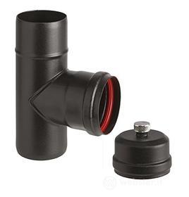 Ala2Mm Aeternum Pellet Y40300150304 Canale da Fumo Porcellanato, Nero (AZ)