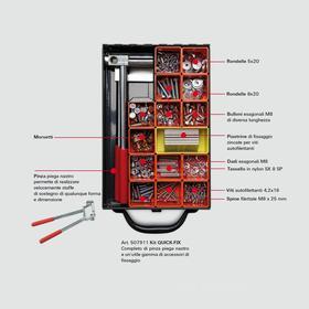 KIT Quick-Fix Pinza con accessori per staffaggio (1 Pz.)