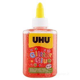 UHU Glitter Glue Bottle 88,5ml rosso (AZ)