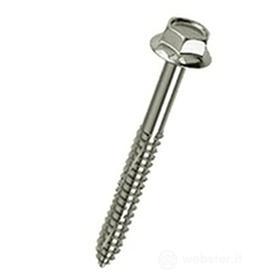 VITE A LEGNO TE FLANGIATE 4.8 mm.6x60 - Cf.200Pz (AZ)