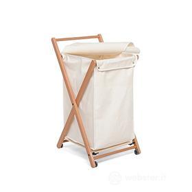 Foppapedretti Carrello Porta Biancheria Angel Noce (AZ)