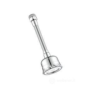 IDRO-BRIC Rompigetto SAPROM0153CR - Cromato con Tubo snodabile e Filtro purificante (AZ)