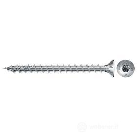 Viti truciolari PowerFast II FPF II CTF 3,5x25 BC 200 Filetto totale, Torx, Testa svasata piana, Zincatura bianca (200 Pz.)