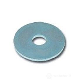 Sipa 5/960 Rondella Grembialina Zincata a Pezzo, Diametro 4x12 (4,5x12x1,5), Argento, Set di 2500 Pezzi (AZ)