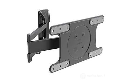 Meliconi 480871 - Supporto TV da parete OLED SDR con Doppio Braccio per TV di ultima generazione da 40'' a 82'', Portata max 25 kg, Foratura VESA 200 - 300 - 400x200, Easy Tilt Pro, Nero (AZ)