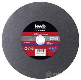 kwb by Einhell Disco da taglio 355 x 25,4 x 3,2 mm, accessorio per macchine da taglio in metallo (? 355 x 25,4 x 3,2 mm, max. 4400 min-1, adatto per taglierini in metallo Einhell