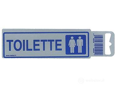 ETIC. ADES. 150X50 "TOILETTE (MF)" PZ - 10 (AZ)