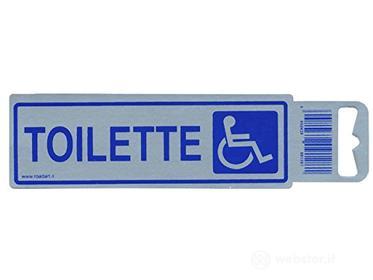 ETIC. ADES. 150X50 "TOILETTE INVALIDI" PZ - 10 (AZ)
