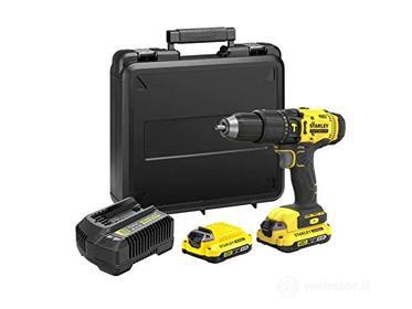 Stanley Elettrico Trapano Batteria 2 x 2Ah 18V Percussione (AZ)
