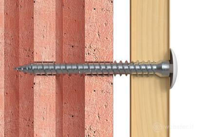 Vite muro testa cilindrica FFSZ 7,5x102 T30 (100 Pz.)
