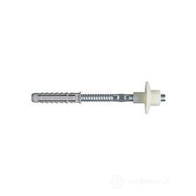 Fischer WD 120 X Fissaggio di lavabi e Altri apparecchi Sanitari a Parete,con 2 tasselli SX 12 e 2 Viti,538945 (AZ)