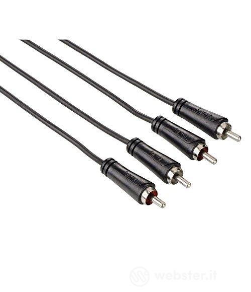 Cavetteria Audio/Video Cavo 2 RCA M/2 RCA M 3m 1* 122273 (AZ)