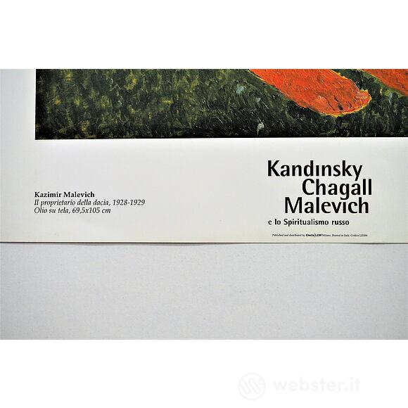 Kazimir Malevic - Il proprietario della dacia -  Poster vintage originale anno 1999