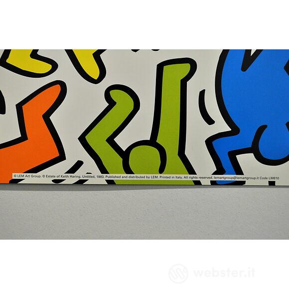 Keith Haring - Senza titolo 1983 - Poster vintage originale