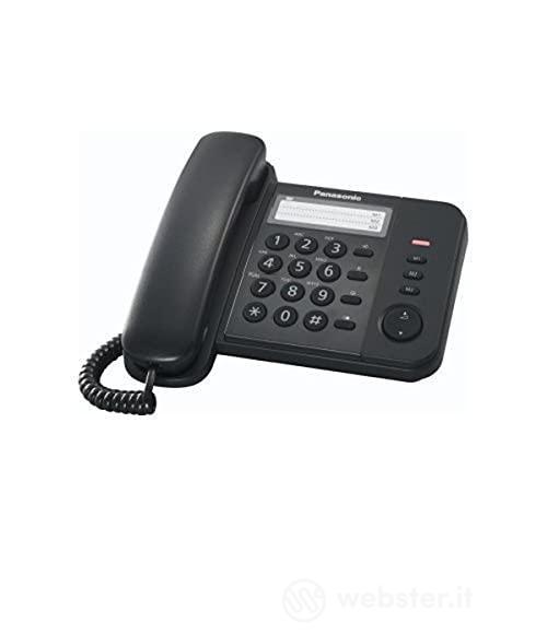 Panasonic KX-TS 520 Telefono Fisso, Nero (AZ)