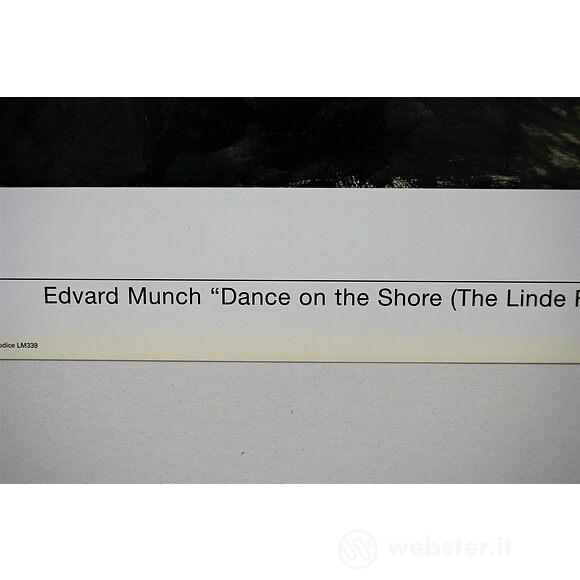 Edward Munch - Dance on the shore (The Linde Frieze) - Poster vintage originale anno 2000