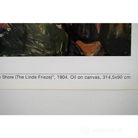 Edward Munch - Dance on the shore (The Linde Frieze) - Poster vintage originale anno 2000