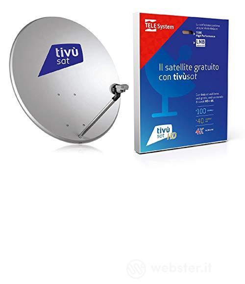 Telesystem TEF 80 antenna TV Esterno Mono 36,8 dB - Antenne TV (Esterno, Bianco, Mono, Acciaio, 38,5 dBi, 36,8 dB) (AZ)