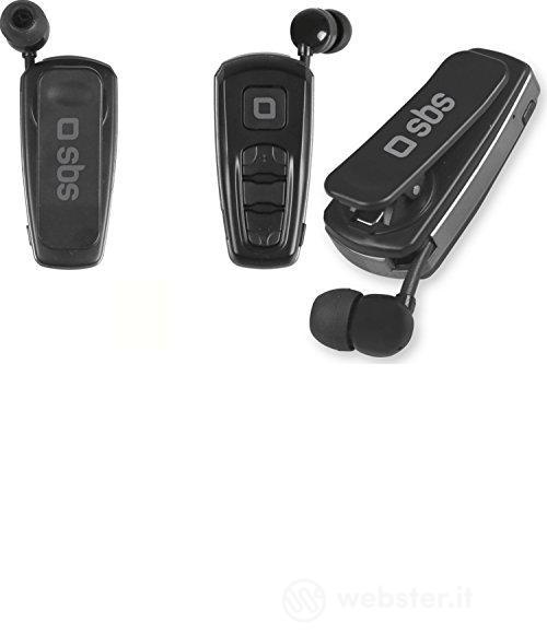 Cellulare - Auricolare Bluetooth con filo avvolgibile e tecnologia multipoint (AZ)