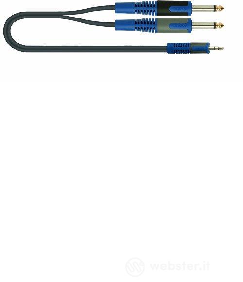 Cavetteria Audio/Video Cavo ROKSOLID RKSA140-2m j.3,5st-2 j.mon (AZ)