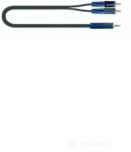 Cavetteria Audio/Video Cavo ROKSOLID RKSA150-5m j.3,5st-2 rca (AZ)