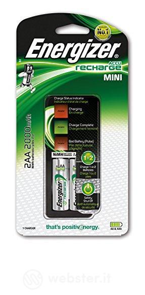 Caricabatteria Universale Mini Charger+2xHR06 (AZ)