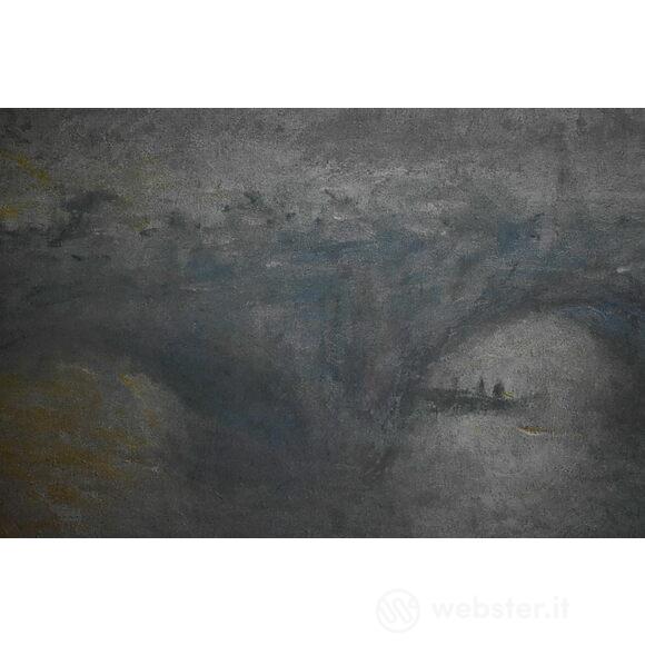 Claude Monet - Il ponte di Waterloo. Effetti della nebbia 1903 - Poster vintage originale anno 1999